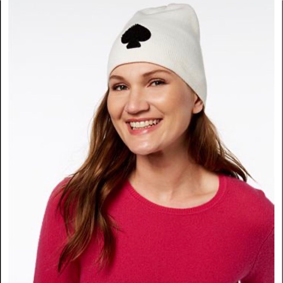 Kate Spade ♠️ Beanie-White color - Picture 3 of 3